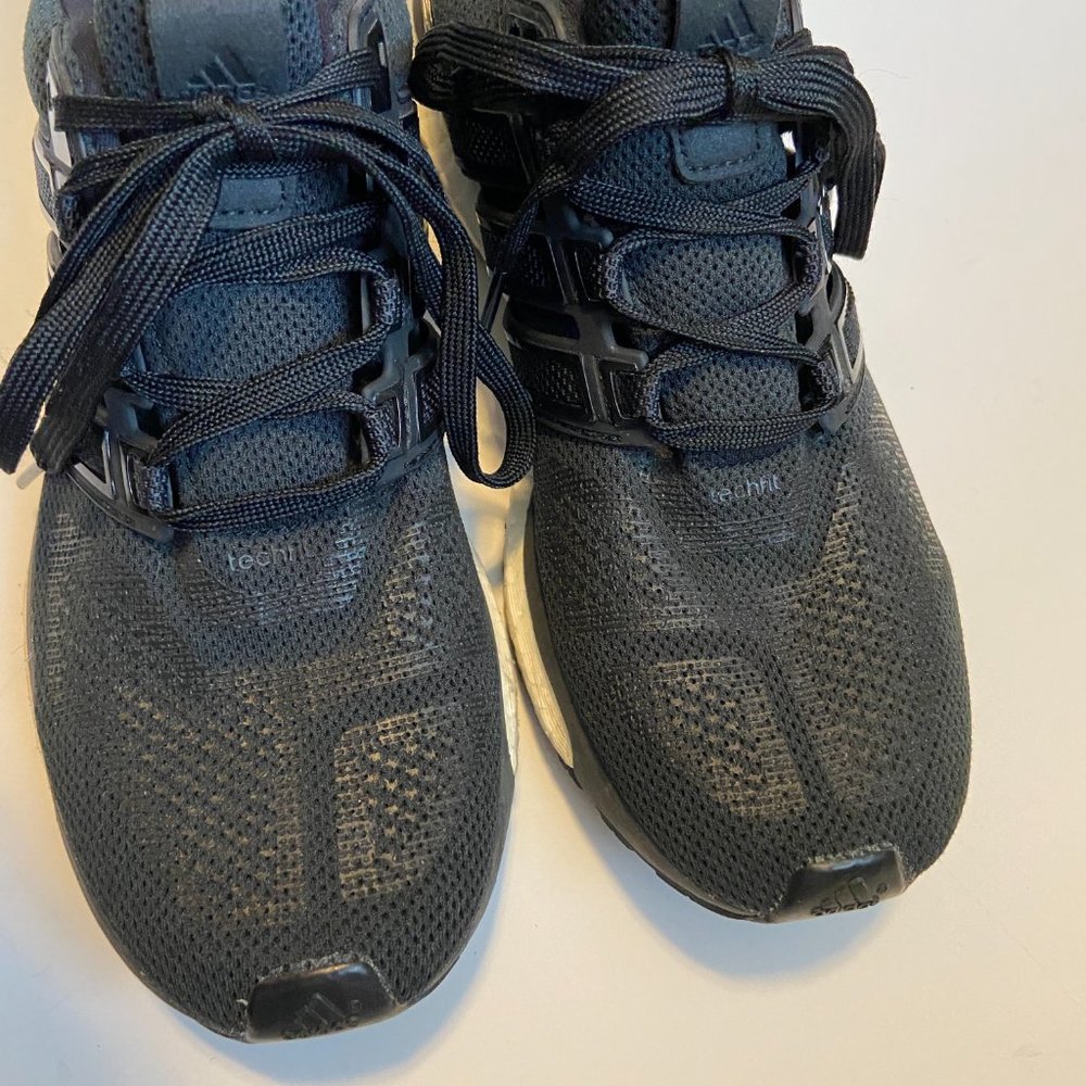 Adidas Womens Energy Boost 3 AQ1869 Black Low Top Lace Up Running Shoes Size 7.5 - Picture 5 of 11